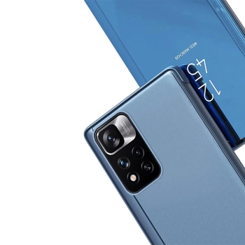 Clear View Case futerał etui z klapką Huawei nova 8i czarny