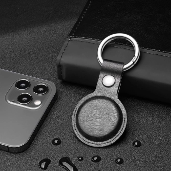 Dux Ducis zestaw 4x silikonowe etui brelok zawieszka case do lokalizatora Apple AirTag (4 kolory: czarny, zielony, różowy, niebieski)