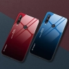 Gradient Glass etui pokrowiec nakładka ze szkła hartowanego Huawei P40 Lite E różowo-fioletowy
