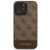 Etui Guess 4G Stripe Collection na iPhone 13 Pro / iPhone 13 - brązowe