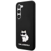 Etui Karl Lagerfeld Silicone Choupette na Samsung Galaxy S24+ - czarne