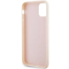 Etui Karl Lagerfeld 3D Rubber Glitter Logo na iPhone 11 / Xr - różowe