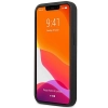 Etui AMG Leather Debossed Lines na iPhone 14 - czarne