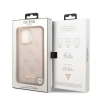 Etui Guess 4G Logo Plate MagSafe na iPhone 13 Pro / iPhone 13 - różowe