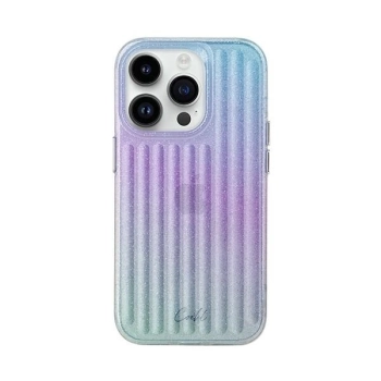 Etui UNIQ Coehl Linear na iPhone 14 Pro - niebiesko-różowe