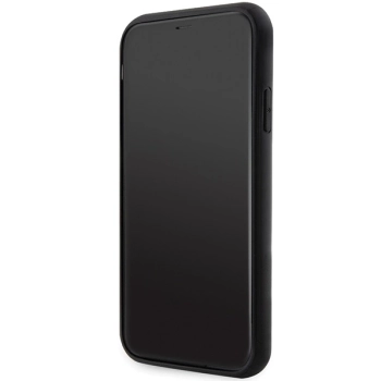 Etui Karl Lagerfeld Saffiano Monogram Choupette na iPhone 11 / Xr - czarne