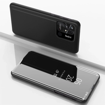 Clear View Case etui Xiaomi Redmi 10C pokrowiec z klapką czarne
