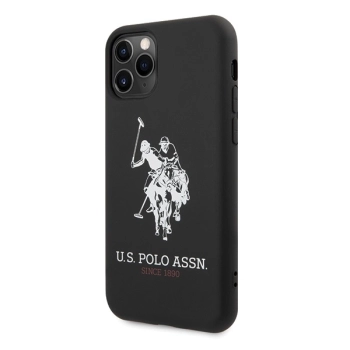 Etui U.S. Polo Assn. Silicone Collection na iPhone 11 Pro - czarne