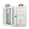 Etui Guess Gold Outline Translucent MagSafe na iPhone 13 Pro Max - zielone