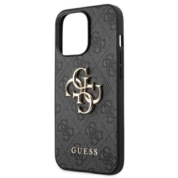 Etui Guess 4G Big Metal Logo na iPhone 13 Pro Max - szare