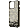 Etui Guess Liquid Glitter 4G Transculent na iPhone 14 Pro Max - czarne