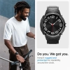 Etui z paskiem Spigen Rugged Armor Pro na Samsung Galaxy Watch 6 Classic (43 mm) - czarne
