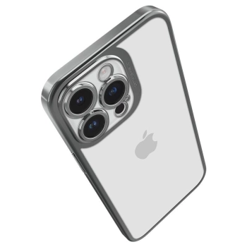 Etui Spigen Optik Crystal na iPhone 14 Pro - przezroczysto-szare