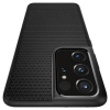 Etui Spigen Liquid Air na Samsung Galaxy S21 Ultra - czarny mat