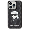 Etui Karl Lagerfeld Monogram Ikonik na iPhone 15 Pro Max - czarne