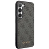 Etui Guess 4G Metal Gold Logo na Samsung Galaxy S23+ - szare