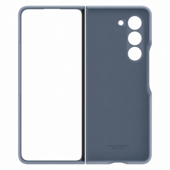 Etui z ekoskóry do Samsung Galaxy Z Fold 5 - niebieskie