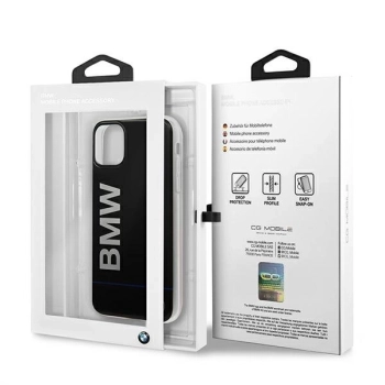 Etui BMW Signature Printed Logo na iPhone 11 Pro Max - czarne