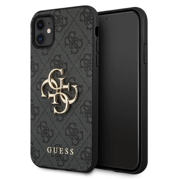 Etui Guess 4G Big Metal Logo na iPhone 11 / Xr - szare
