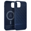 Etui Caseology Parallax Mag z MagSafe na iPhone 15 - granatowe
