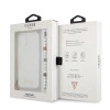 Etui Guess White Pearl na iPhone 13 mini - przezroczyste