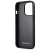 Etui Mercedes Leather Perforated na iPhone 14 Pro - czarne