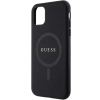 Etui Guess Saffiano MagSafe na iPhone 11 / Xr - czarne