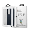 Etui BMW Silicone Signature na Samsung Galaxy S21 Ultra - granatowe