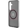 Etui Mercedes Double Layer W Red MagSafe na Samsung Galaxy S24 - czarne
