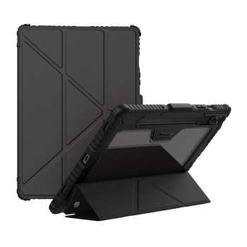 Etui Nillkin Bumper Leather Case Pro na Samsung Galaxy Tab S9 - czarne