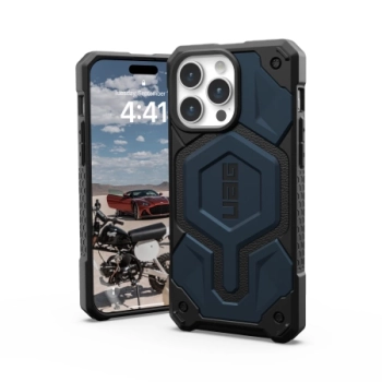 Etui UAG Monarch Pro z MagSafe do iPhone 15 Pro Max - ciemnoniebieskie