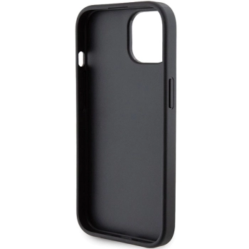Etui Karl Lagerfeld Gripstand Saffiano Karl&Choupette Pins na iPhone 15 - czarne