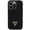 Etui Guess Rhinestone Triangle na iPhone 14 Pro - czarne