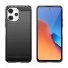Elastyczne etui wzór karbon do Xiaomi Redmi 12 Carbon Case - czarne