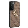 Etui Guess 4G Big Metal Logo na Samsung Galaxy S22 - brązowe
