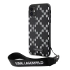 Etui Karl Lagerfeld Monogram Losange Saffiano na iPhone 11 / Xr - czarne