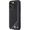 Etui BMW Perforated Twisted Line MagSafe na iPhone 15 Pro - czarne