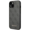 Etui Guess 4G Metal Gold Logo na iPhone 14 - szare