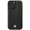 Etui BMW Leather Diamond Pattern MagSafe na iPhone 14 Pro - czarne