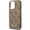 Etui Guess 4G Vintage Gold Logo na iPhone 14 Pro Max - brązowe