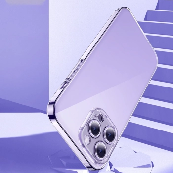 Baseus Crystal Case etui do iPhone 14 Pro cienki pokrowiec + szkło przezroczyste