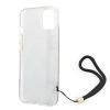 Etui Guess 4G Print Strap na iPhone 14 - brązowe