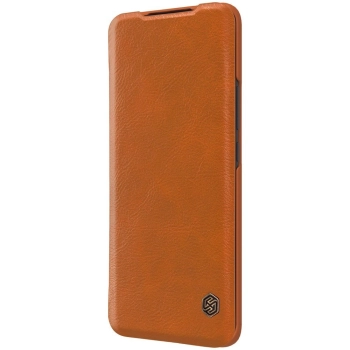 Nillkin Qin skórzana kabura etui Xiaomi Mi 11 brązowy