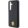 Etui Ferrari Carbon Stitched Bottom na Samsung Galaxy S24 - czarne
