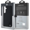 Etui Mercedes Leather Debossed Line MagSafe na Samsung Galaxy S24 - czarne