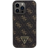 Etui Guess 4G Triangle Metal Logo na iPhone 15 Pro Max - czarne