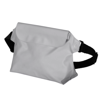 Wodoodporna saszetka / nerka PVC - szara