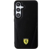 Etui Ferrari Hot Stamp V Lines MagSafe na Samsung Galaxy S24+ - czarne