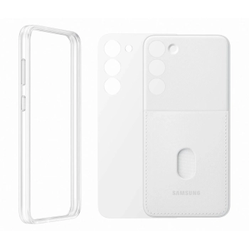 Samsung Frame Cover etui Samsung Galaxy S23+ pokrowiec z wymiennymi pleckami białe (EF-MS916CWEGWW)