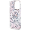 Etui Guess Flower MagSafe na iPhone 14 Pro Max - różowe